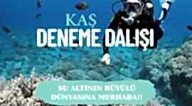 kaş deneme dalışı